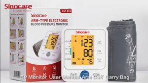 Alat Cek Tekanan Darah Otomatis Tensimeter Digital Sinocare BSX-516