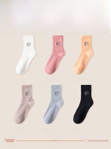 JINGCHI | Thick Water Rabbit Fur Socks Women Winter Warm Snow Boots Sleep Home Floor Mid-Calf Autumn Winter Solid Color Simple Style