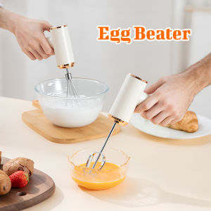 Wireless Egg Beater USB Rechargeable Kitchen Electic Egg Beater Whisk Hand Mixer Stir Heads Milk Cream Butter 电动搅拌器打蛋器