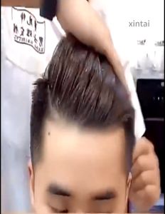 Men Hair Gel 2 in 1 Hair Gel with Comb Mens Hair Styling Wax Gel with Comb Strong Hold Hair Sty Long-Lasting Fluffy Men Hair Wax Gel 260ml