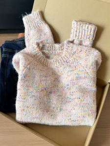 QINGNAER | Fashionable Design Knit Sweater Pullover