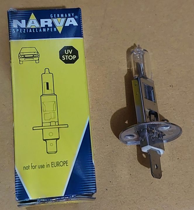 Лампа галоген H1 12В 100 Вт "Narva" P14 5s