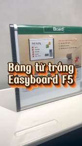 Bảng từ trắng dán tường Easyboard F5 không cần khoan Tân Hà Thế Giới Bảng - KT 40x60 60x80 80x120