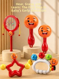 FANMIAO | Superman-themed Rattle for Babies 0-6 Months Grip Development