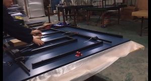 Table Tennis Pingpong Table with Post and Net Without Wheels
