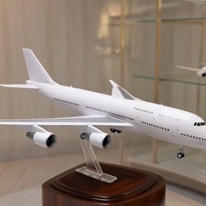 Mô hình Boeing 747-400 tỷ lệ 1.100 Mô Hình Máy Bay In 3D Nhựa PETG -Màu Trắng DIY Tự Sơn