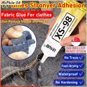 ⚡SG stcok⚡ XS-68 Fabric glue for clothes patches / Stronger adhesion super glue clothes glue / Waterproof fabric cloth glue
