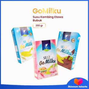 GoMilku 200gr Susu Kambing Etawa Bubuk Kualitas PREMIUM Tanpa Gula HALAL BPOM