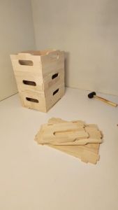 ลังไม้ อเนกประสงค์ ถอดประกอบได้ สามารถซ้อนทับได้หลายชั้น