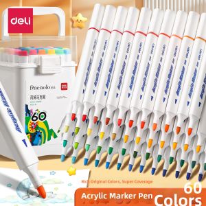 deli | Waterproof Non-bleeding Stacking Childrens Acrylic Markers