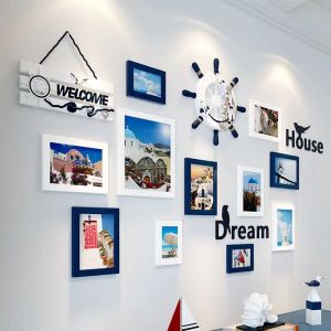 13Pcs/Set Photo Frame Wall Photo Frame Family Picture Display Living Room Bedroom Wall with Pictures