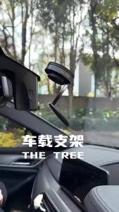 CARSTOOLS Dudukan Ponsel Mobil Magnetik dengan Penahan Kuat Braket Lipat Adjustable Cocok untuk Semua Model HP