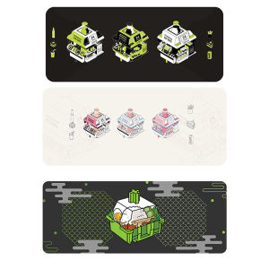 Sáng Tạo Chơi Game Mousepad Siêu Lớn Cuộn Sushi Bàn Phím Cơ Thảm Máy Tính Cá Nhân Bàn Văn Phòng Thảm Hamburg