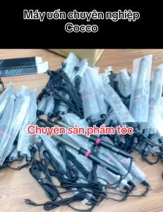 COCCO Máy uốn xoăn tóc cao cấp COCCO xoay trục 6 size 16-32°C công suất 45-65W nhiệt độ 230°C đèn LED hiển thị rõ nét