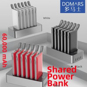 Domars | Shared Fast Charging No QR Scan Mobile Power Bank 6 Ports
