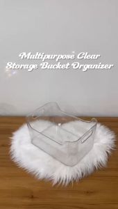 Multipurpose Transparent Storage Box Space Saving Heavy Duty Organizers Bin Container Wardrobe Toys Kitchen Organization