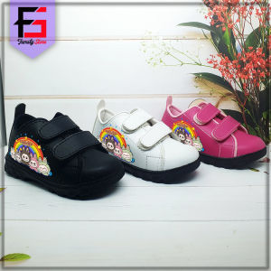 Sepatu Sneakers LABUBU Anak Fashion Trendy / Sepatu Kets Perekat Anak Balita Motif Labubu Pelangi