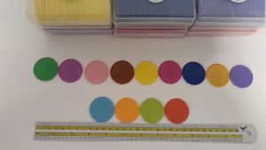 Cool n Fun เหรียญพลาสติก มีตัวเลข มีขอบ สื่อการสอน อุปกรณ์การเรียน อุปกรณ์จัดกิจกรรม