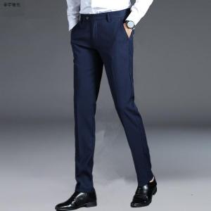 Diyu Shenlong High-End Mens Suit Pants Spring Summer Slim Fit Lightweight Professional Straight Leg Business Formal Trousers