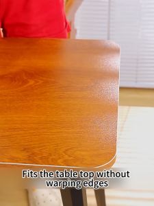 2-12 Seater ✨PVC Tablecloth Transparent Rectangular Heat Resistant Waterproof soft glass Table cover Table Mantle Waterproof Dining Table Cloth 1.5mm Thickness