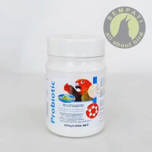 SEMPATI Vitamin Obat Burung Probiotic Vetafarm 200 Gram Suplement Daya Tahan Tubuh Hewan Usus Sehat Anti Diare Stress Untuk Perawatan Lovebird Kenari Murai Kacer Ayam Unggas PROV200