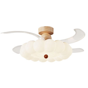 GUJIA | Vintage Cream Style Ceiling Fan Light