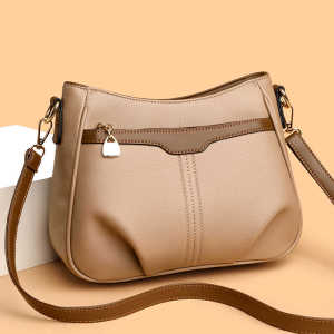 Fashionable Large Capacity Soft Leather Shoulder Bag for Women Stylish Autumn Winter New Arrival Crossbody Bag for Middle-Aged Women