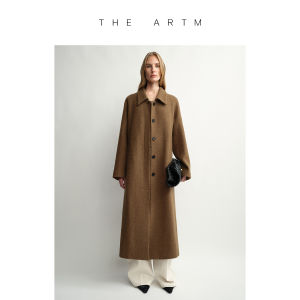 Classic Fitting Notched Sleeve Belted A-Line Overcoat