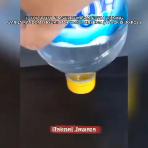 ( 1 PACK 10 PCS ) TUTUP BOTOL PUTIH / TUTUP BOTOL PLASTIK