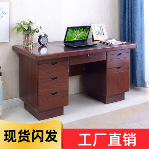 Modern Minimalist Office Chair Desk Combination with Drawer and Lock Single User Computer Desk from Jiangxi Province
