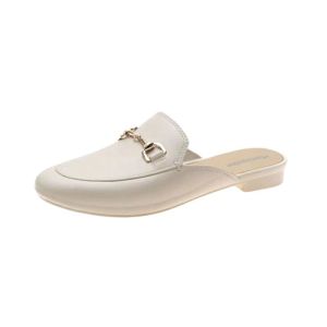 Trendy Slip-on Summer Slippers Low Heel Anti-slip