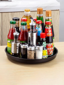 JUMEISHI | Rotary Spice Storage Rack Stainless Steel