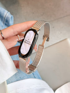 Mi Band 9 Metal NFC Version Smart Watch Band Foldable Magnetic Absorption Womens Fashion High-End Mens Summer New Model