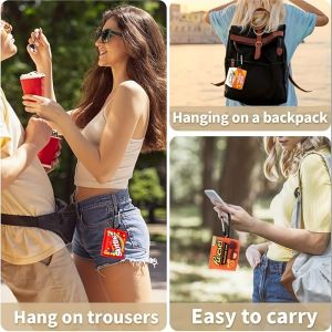 AirPods Pro 3 Case 3PCS - Kawaii Food Silicone Cover w/Goldfish/Rainbow/Chocolate Cartoon Design Shockproof Soft Shell