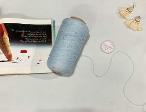 Yarn - Sợi Linen Silk Kim Sa | Linen Lụa Bling Bling - Sợi Xe/Se nhẹ | Cỡ sợi 0.8mm | Đan móc sản phẩm mùa hè | Terri Store