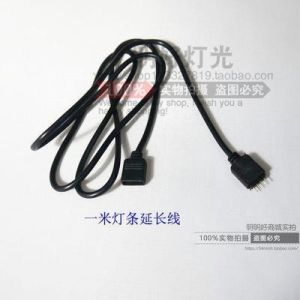 12V Power Connector 5.5*2.1 LED Strip DC1 Drag 4 Public Mother Head SM3P Terminal 4PIN Extension Expansion Line Alloy Material Silver Plated