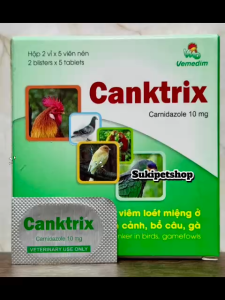 CANKTRIX - BÁN LẺ VIÊN - SẢN PHẨM HỖ TRỢ CẢI THIỆN VIÊM LOÉT MIỆNG CHO CHIM CẢNH BỒ CÂU GÀ