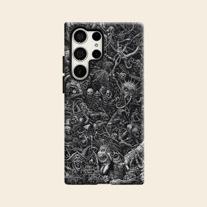 Dark Demon Jungle Luxury Fashion Full Lens Protective Case for Samsung Galaxy S26 S25 S24 A56 A36 Plus Ultra