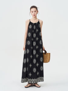 Ethnic Style Loose Print Dress
