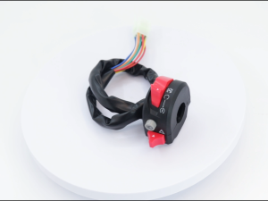 FUN TIMES Handle Switch Push Start High Low Beam with Hazard Light Universal Motorcycle 22mm Handlebar