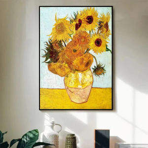Jigsaw Puzzle 1000 Pieces for Adult Van Gogh Sunflower Environmentally Friendly Paper Christmas Gift Toy Frameless