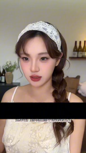 【Ready Stock 】STYLETENK Wide Side French Lace Headband Non Slip Headwear Wash Face Hair Band Gentle Sweet Hair Accessories For Women Girls