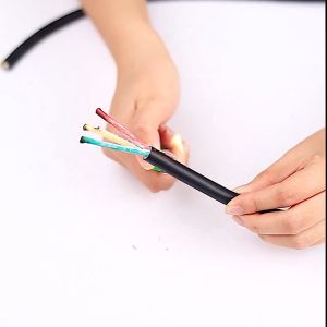 3 Cores Signal Line Twisted Shielded Insulation Wire Audio Cable DIY 100 meters Extension Cables