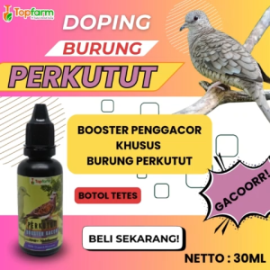 Vitamin Burung Perkutut / Vitamin Booster Burung Perkutut / Booster Burung Perkutut / Booster Penggacor Burung Perkutut / Vitamin Penggacor Burung Perkutut / Vitamin Burung Perkutut Cepat Gacor / Doping Burung Perkutut