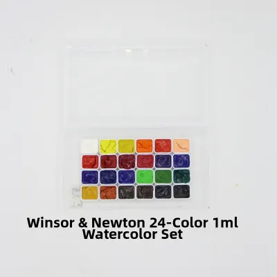 Winsor & Newton | Beginner Friendly 24 Color Watercolor Set 24pc