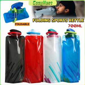 C.N. 700ml Travel Collapsible Folding Drink Water Bottle Sports Kettle Flexible Foldable Drink Water Bag