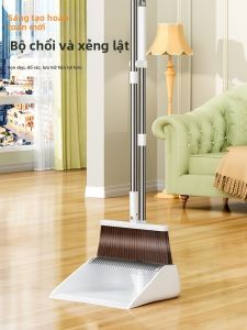 Joybos | Bộ chổi hốt rác xoay 180 độ lọc tóc tự động siêu bền