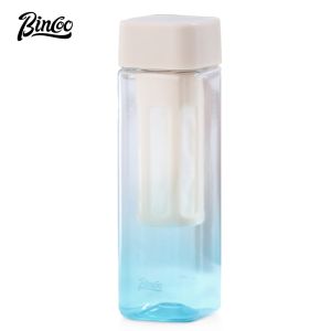 BINCOO Cold Brew Coffee Cup Water Bottle Portable Coffee Cup Cold Brew Cup Tritan Material Cold Brew Teapot 480ML