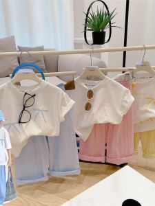 Insect Repellent Sweet Style Loose Childrens Summer Suit