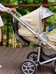 Baby Stroller Storage Mesh Bag Baby Stroller Seat Mesh Bag Large Capacity Diaper Baby Bottle Toy Storage Hanging Bag